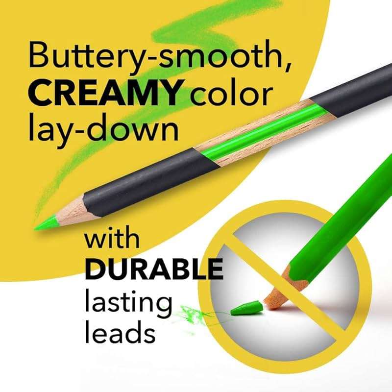 Castle Art Supplies 120 Coloring Pencils Zipper-Case Set | Premium Quality Soft Core Colored Leads for Adult Artists, Professionals and Colourists | In Neat, Strong Carry-Anywhere Zipper Pouch - Image 3