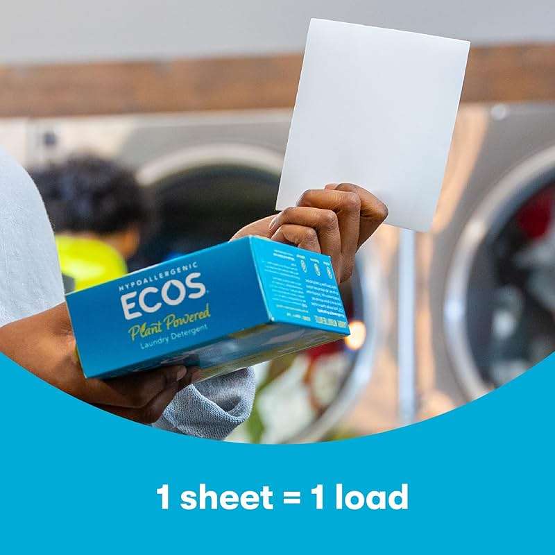 ECOS Lavender Vanilla Liquidless Laundry Detergent 50 Count, 50 CT - Image 6
