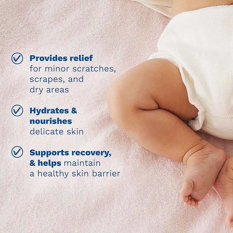 Mustela Cicastela Moisture Recovery Cream - Multipurpose Baby Ointment for Skin Discomfort - with Natural Avocado & Hyaluronic Acid - Fragrance-Free - 1.35 fl. Oz - Image 7