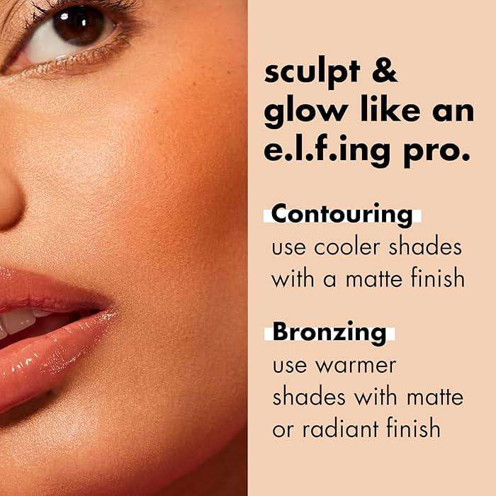 e.l.f. Primer-infused Bronzer, Long-Wear, Matte, Bold, Lightweight, Blends Easily, Contours Cheeks, Forever Sun Kissed, All-Day Wear, 0.35 Oz - Image 5