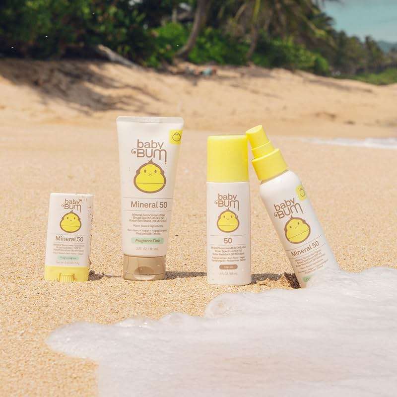 Baby Bum SPF 50 Sunscreen Spray - Mineral UVA/UVB Face and Body Protection for Sensitive Skin - Fragrance Free - Travel Size - 3 oz - Image 5