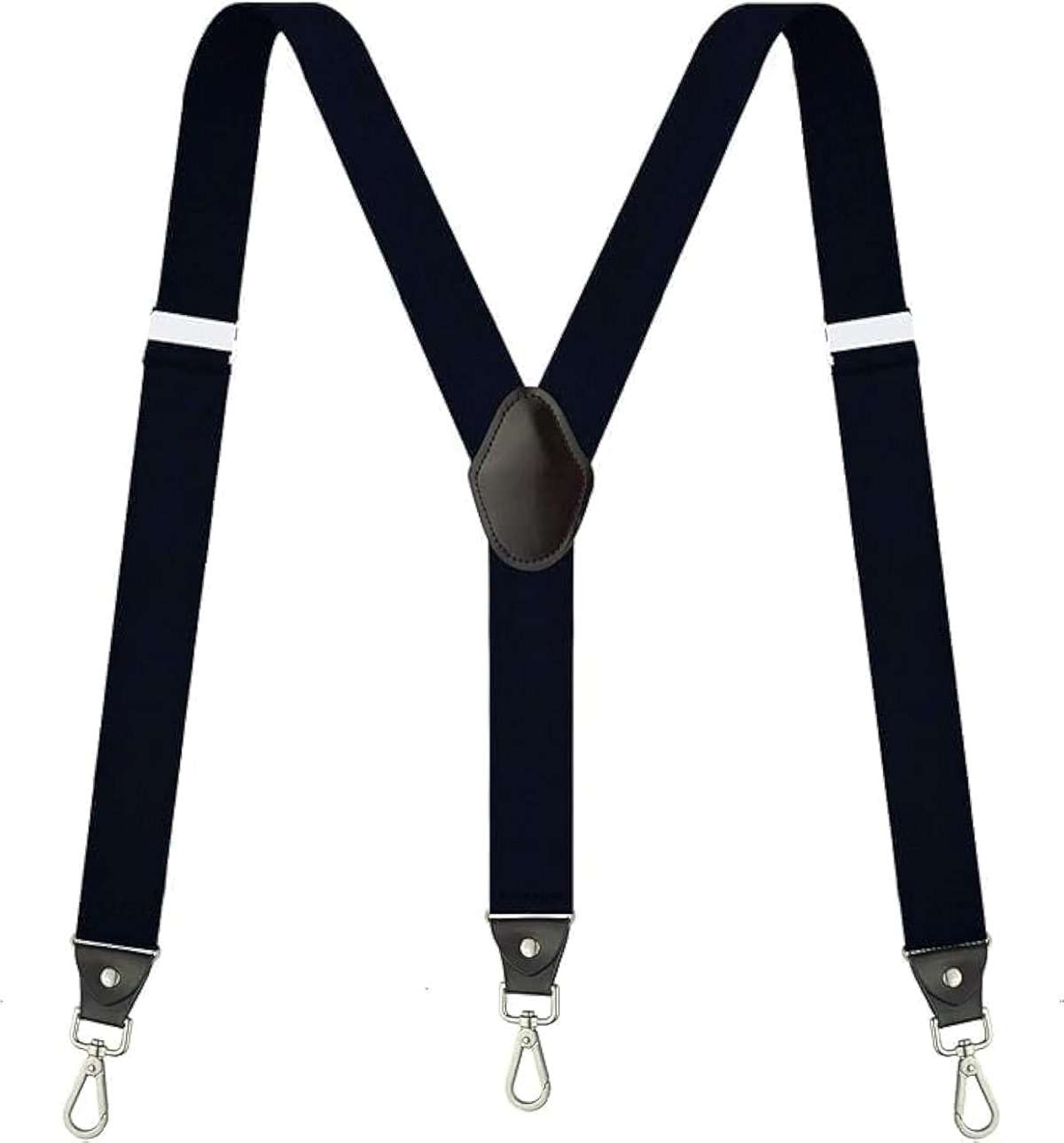 Vauhse Suspenders for Men, Adjustable Suspenders with Elastic Straps Y-Back Construction Heavy Duty for Work - Image 1