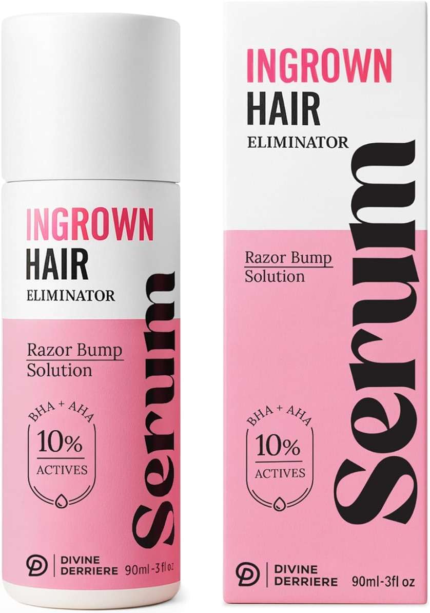 Razor Bump Stopper with Dark Spot Remover, Ingrown Hair Treatment for Bikini Area and Razor Bumps Treatment - Salicylic Acid After Shave Solution for Ingrown Hairs & Razor Burns - Image 1
