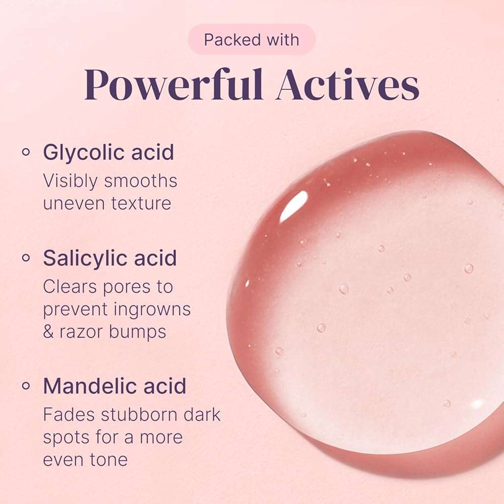 Razor Bump Stopper with Dark Spot Remover, Ingrown Hair Treatment for Bikini Area and Razor Bumps Treatment - Salicylic Acid After Shave Solution for Ingrown Hairs & Razor Burns - Image 3