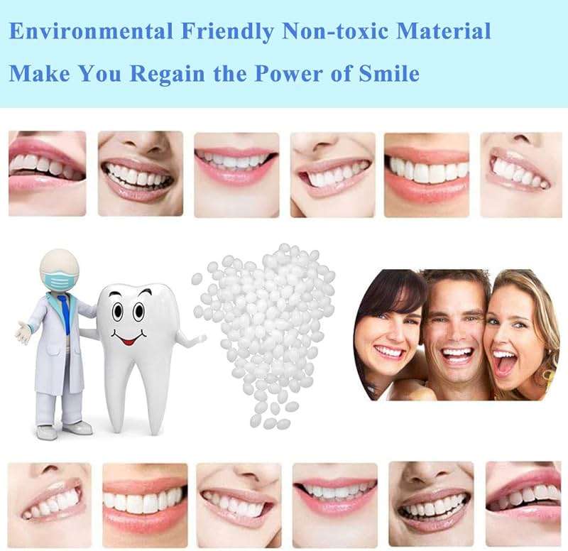 Tooth Repair Kit-Thermal Beads for Filling Fix The Missing and Broken Tooth or Adhesive The Denture Fake Teeth - Image 4