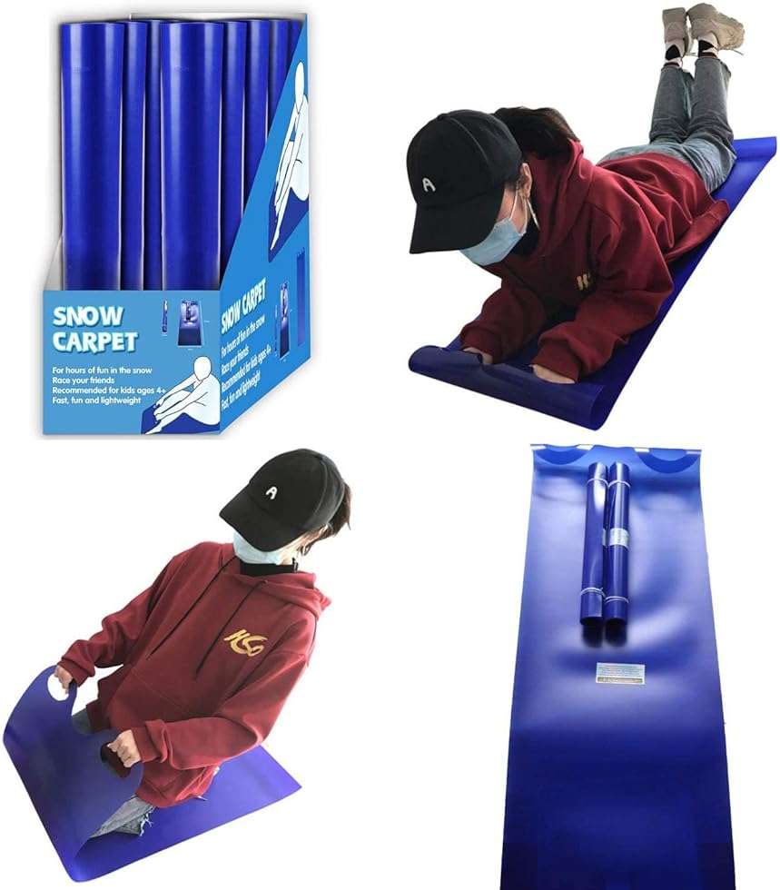 Topwon Winter Snow Sled for Kids and Adults, High Speed Snow Sledding Equipment - Image 2