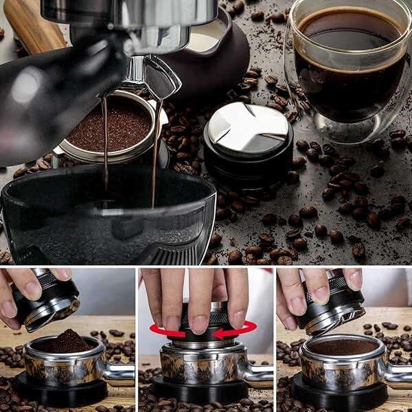 MATOW 53mm Coffee Distributor and Tamper, Dual Head Coffee Leveler Compatible with Breville 54mm Portafilter, Adjustable Depth- Professional Espresso Hand Tampers - Image 8