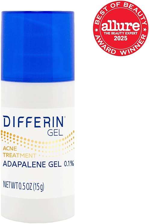 Differin Acne Treatment Gel, 30 Day Supply, Retinoid Treatment for Face with 0.1% Adapalene, Gentle Skin Care for Acne Prone Sensitive Skin, 15g Pump (Packaging May Vary) - Image 2