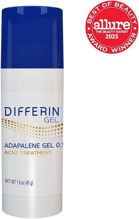 Differin Acne Treatment Gel, 90 Day Supply, Retinoid Treatment for Face with 0.1% Adapalene, Gentle Skin Care for Acne Prone Sensitive Skin, 45g Pump (Packaging May Vary) - Image 2