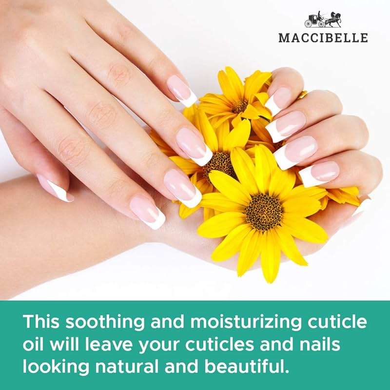 Maccibelle Cuticle Oil 0.5 oz - Heals Dry Cracked Cuticles (Milk and Honey, 0.5 Fl Oz) - Image 4