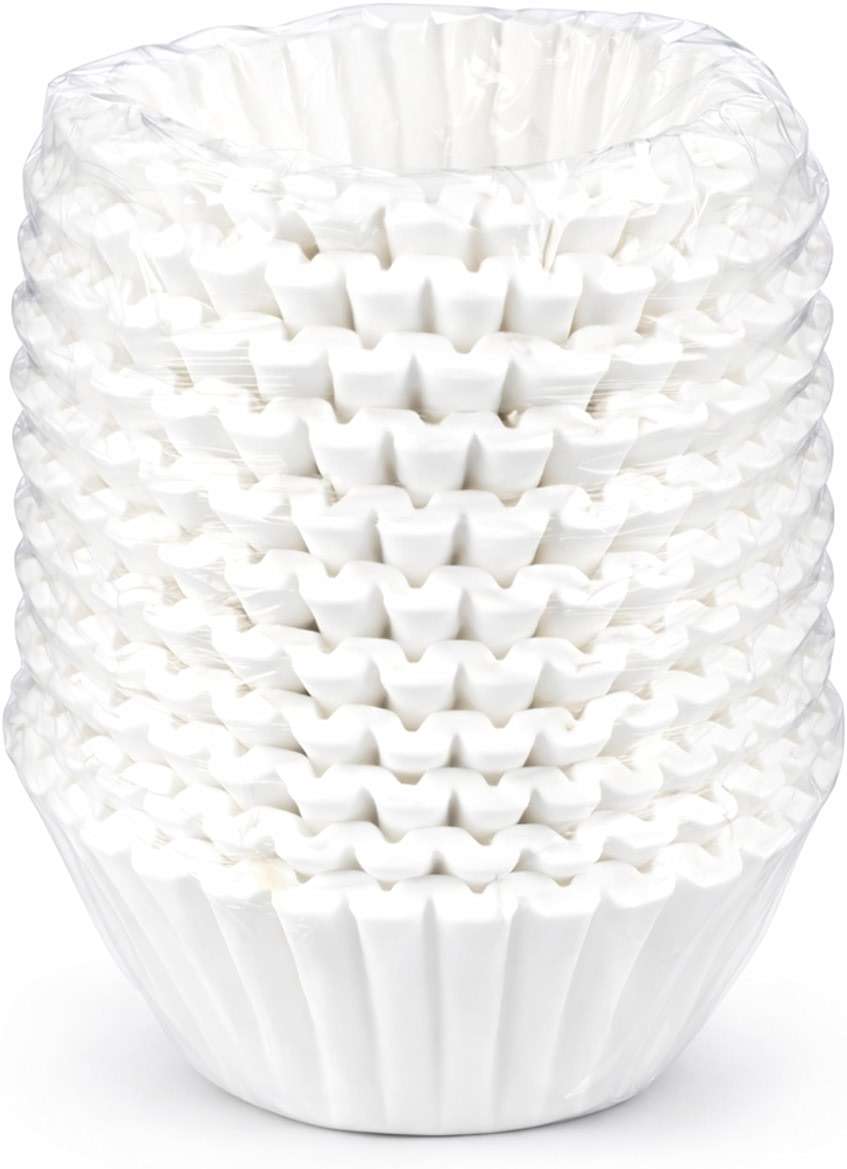 Katy’s Large Commercial Coffee Filters (9.5” x 4.5”) for 12-Cup BUNN, Fetco & Curtis Coffee Machines – Tall Walls, No Ground Overflow – Premium Filters for Businesses (Bulk Pack) - Image 1