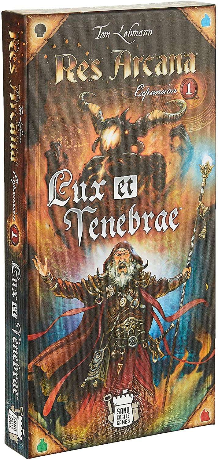 Res Arcana Lux et Tenabrae Board Game EXPANSION - Magical Fantasy Adventure Game, Strategy Game for Kids & Adults, Ages 14+, 2-5 Players, 30-60 Min Playtime, Made by Sand Castle Games - Image 1