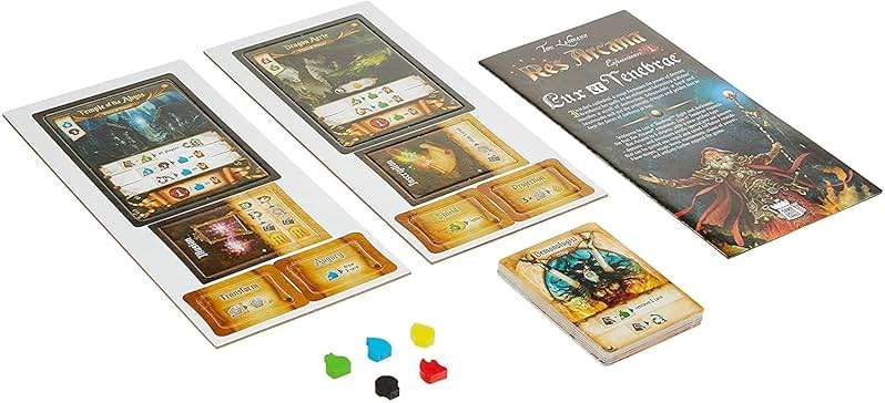 Res Arcana Lux et Tenabrae Board Game EXPANSION - Magical Fantasy Adventure Game, Strategy Game for Kids & Adults, Ages 14+, 2-5 Players, 30-60 Min Playtime, Made by Sand Castle Games - Image 5