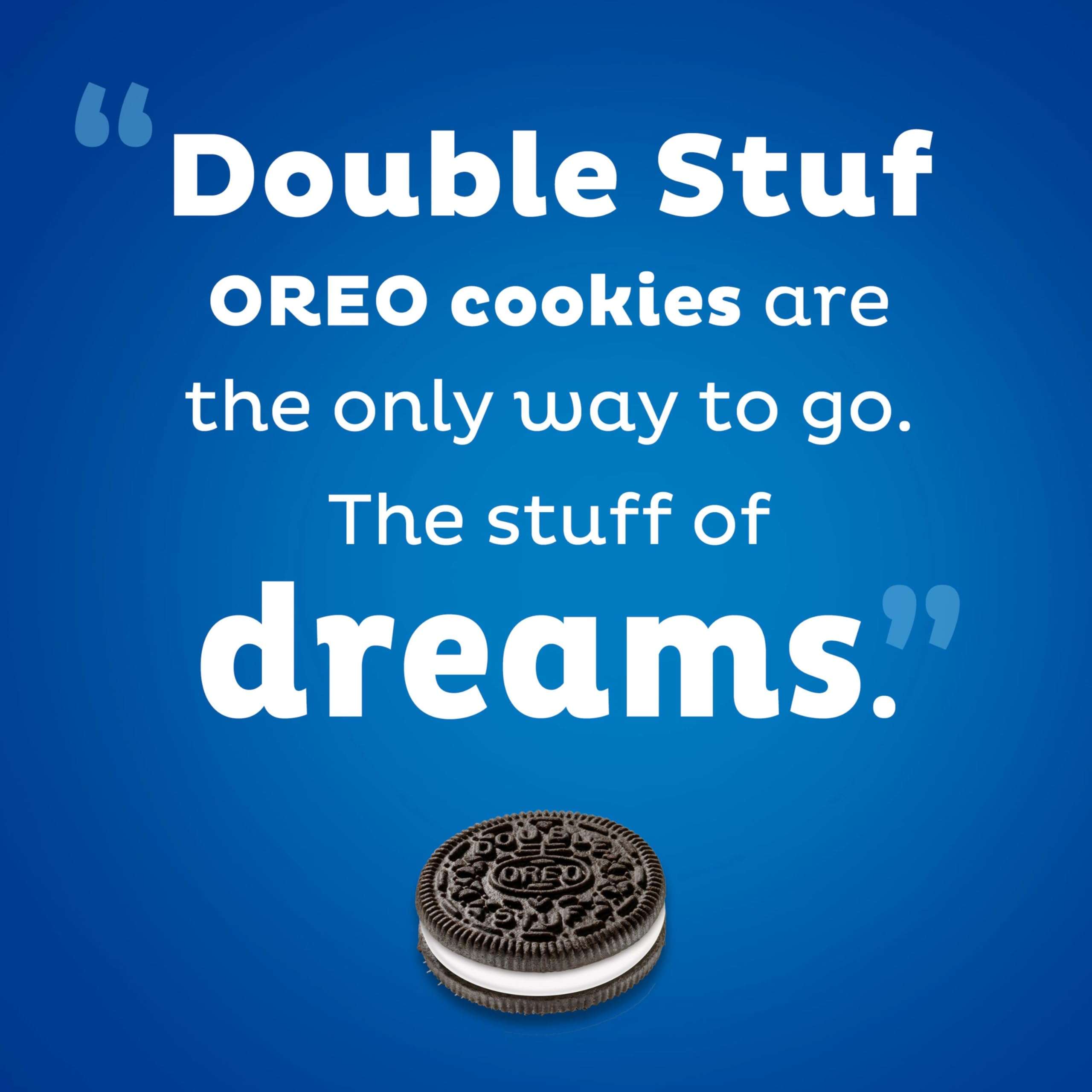 OREO Double Stuf Chocolate Sandwich Cookies, Family Size, 3 Packs - Image 11