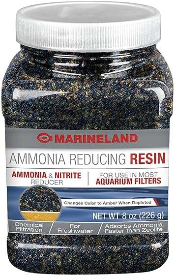 Marineland Ammonia Reducing Resin 8 Ounces, for Chemical Filtration in Most Freshwater Aquarium Filters - Image 1