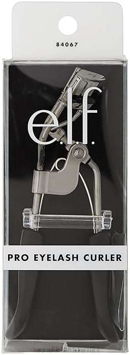 e.l.f. Pro Eyelash Curler, Stainless Steel Lash Curler, Long-Lasting Natural Curl, Ergonomic Design, Includes Replacement Pad, Fits All Eye Shapes - Image 5