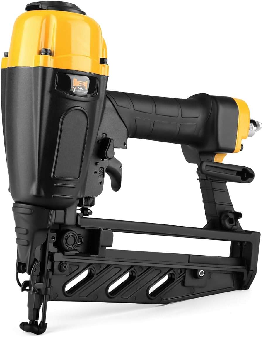 HBT HBT64P 16 Gauge Finish Nailer with Magnesium Housing, Straight Finish Nail Gun with Carrying Case, for 1-Inch up to 2-1/2-Inch Finish Nails - Image 3