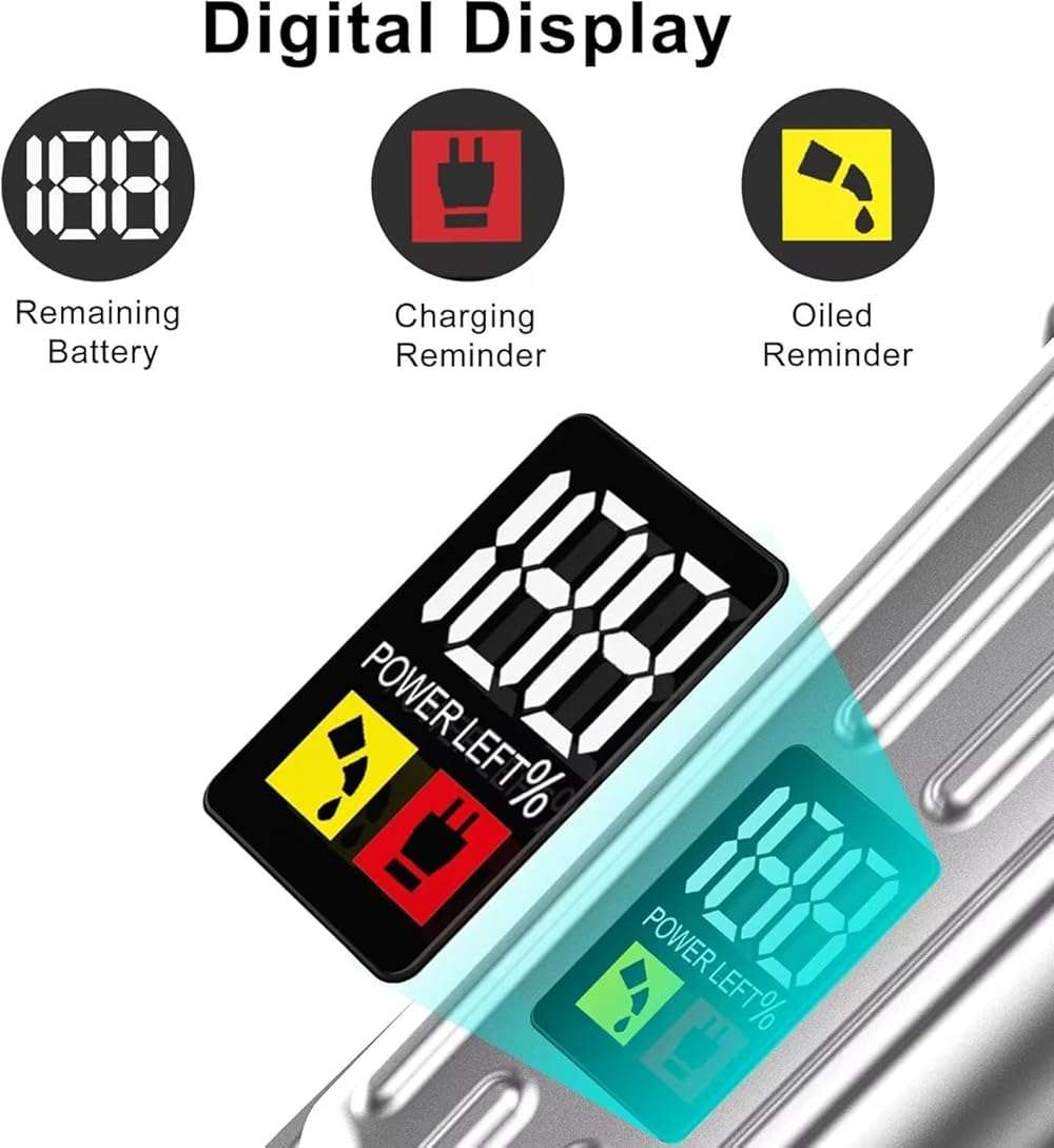SURKER Mens Hair Clippers Cord Cordless Hair Trimmer Professional Haircut Kit for Men Rechargeable LED Display - Image 7