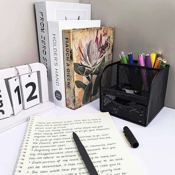 Fengtaiyuan Capped Gel Pens, 0.7mm Fine Point Quick Dry Black Ink, UV Plated Soft-Touch Thick Anti-Slip Barrel with Metal Clip, Ergonomic for Large Hands Smooth Pens for Daily Writing [Pack of 18] - Image 2