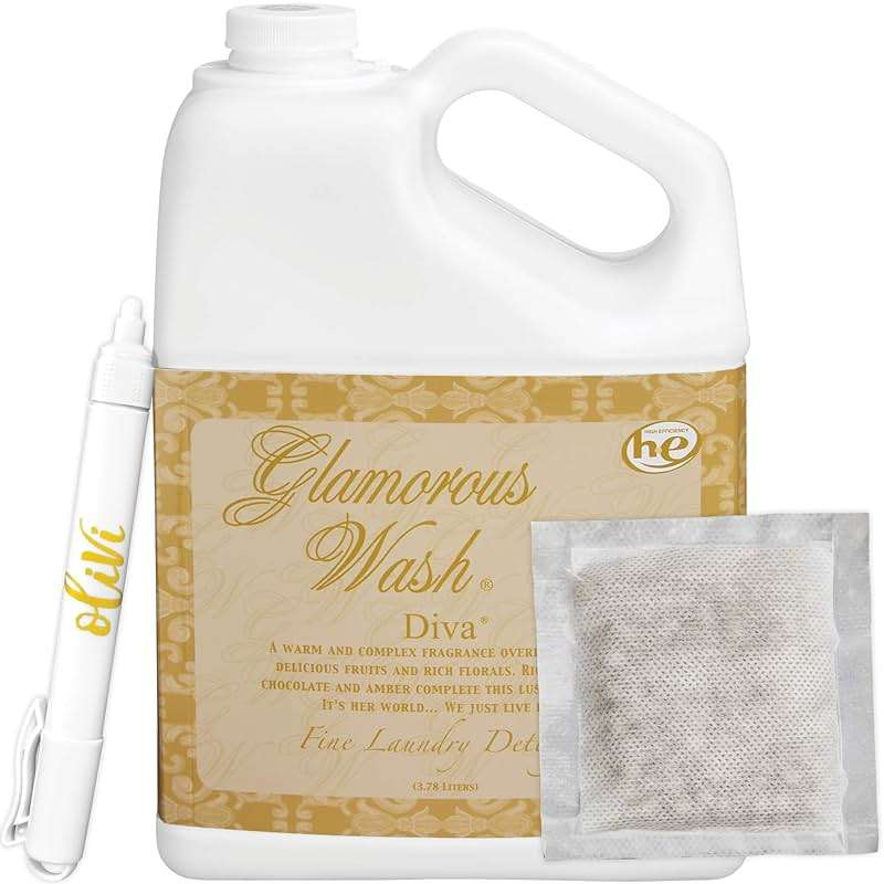 Tyler DIVA Glamorous Wash Laundry Detergent - 1 Gallon - With Olivi Stain Remover Pen - Fresh Scented Sachet - Laundry Detergent For Washing - Image 7