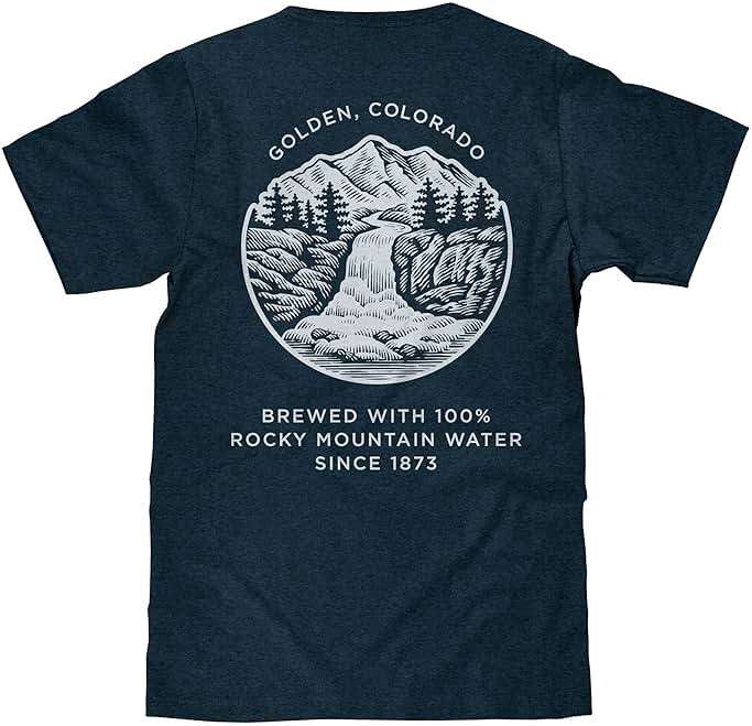 Tee Luv Men's Coors Banquet Shirt - Golden Colorado Front and Back Beer Shirt - Image 3