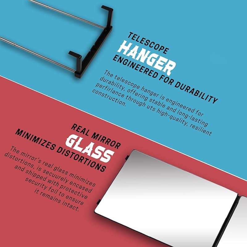 The 360 Mirror - 3 Way Mirror for Self Hair Cutting - Adjustable Trifold Barber Miror to Cut Your Own Hair - Tri Fold Self Haircut System for Men and Women Braiding - Three Sided Miror for Haircuts - Image 5