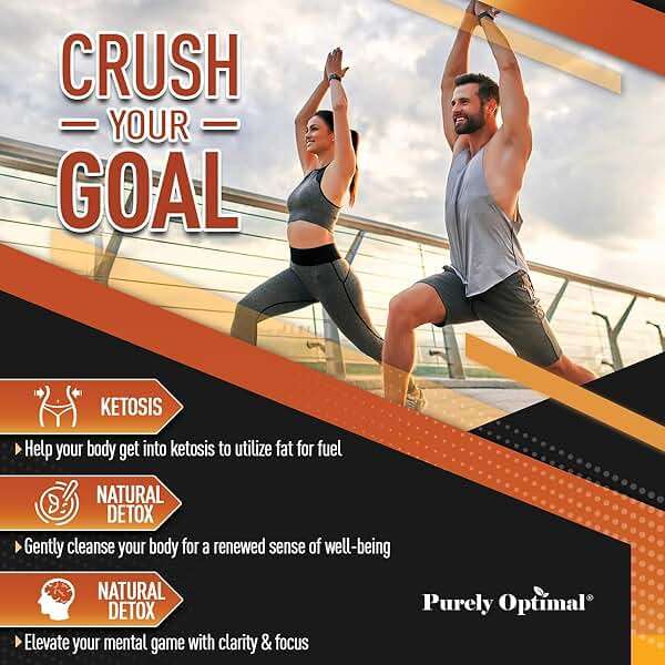 Purely Optimal Keto BHB & Apple Cider Vinegar Capsules - Exogenous Ketones Supplement with The Mother for Ketosis Support, Healthy Lifestyle & Overall Well-Being - 90 Capsules - Image 6