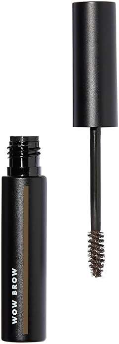 e.l.f. Wow Brow Gel, Volumizing, Buildable, Wax-Gel Hybrid, Creates Full, Voluminous-Looking Brows, Locks Brow Hairs In Place, Neutral Brown - Image 1