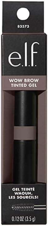 e.l.f. Wow Brow Gel, Volumizing, Buildable, Wax-Gel Hybrid, Creates Full, Voluminous-Looking Brows, Locks Brow Hairs In Place, Neutral Brown - Image 4