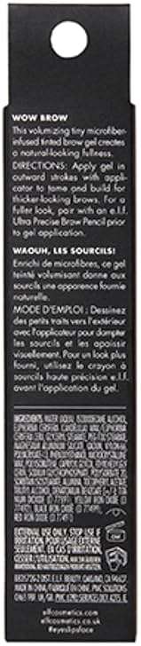 e.l.f. Wow Brow Gel, Volumizing, Buildable, Wax-Gel Hybrid, Creates Full, Voluminous-Looking Brows, Locks Brow Hairs In Place, Neutral Brown - Image 5