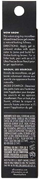 e.l.f. Wow Brow Gel, Volumizing, Buildable, Wax-Gel Hybrid, Creates Full, Voluminous-Looking Brows, Locks Brow Hairs In Place, Brunette - Image 5