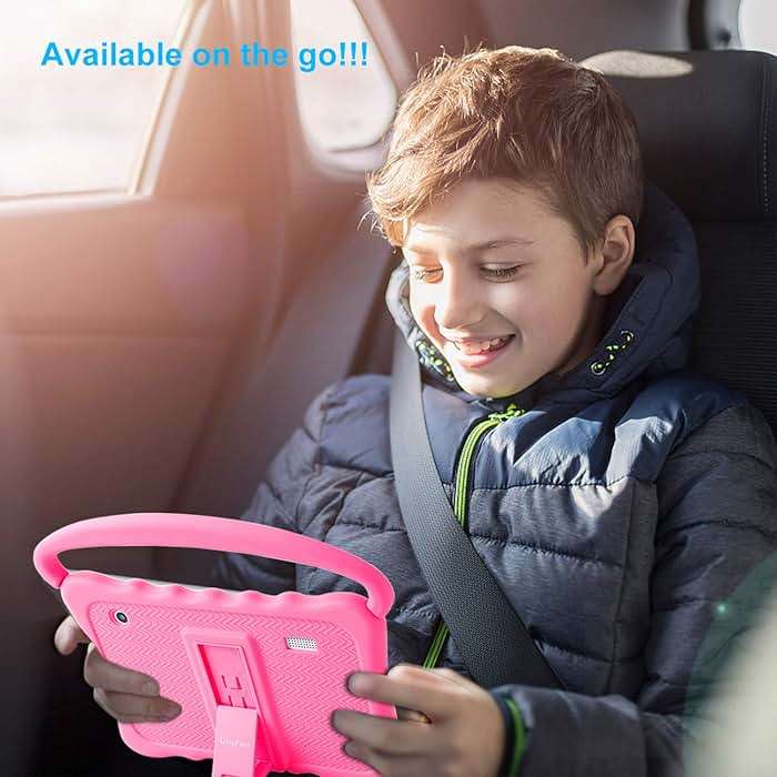 Kids Tablet 7 Toddler Tablet for Kids Edition Tablet with WiFi, Android Children Tablet for Toddlers 32GB with Parental Control Shockproof Case(Roser) - Image 6