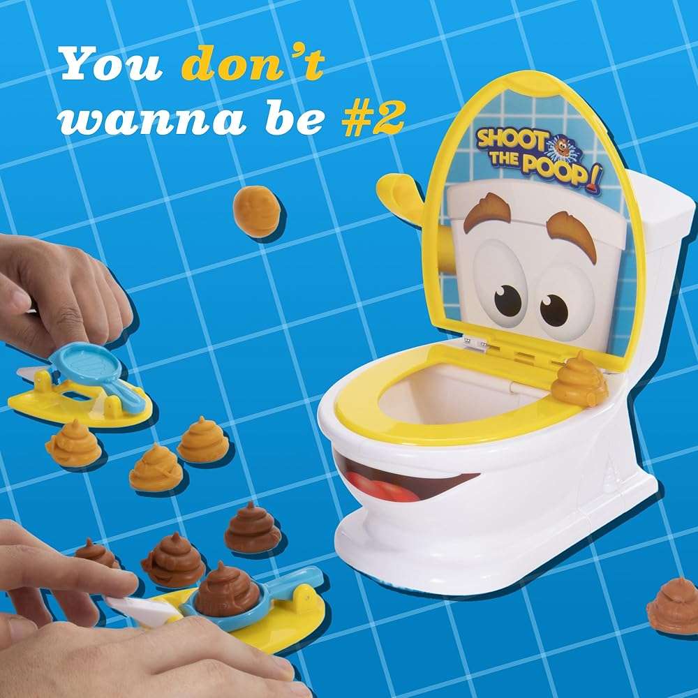 Brybelly Shoot the Poop – The Original Talking Toilet Game for Kids & Families – Funny Fast-Action Poop-Launching Game with Sounds & Silly Humor for Ages 4+ - Image 6