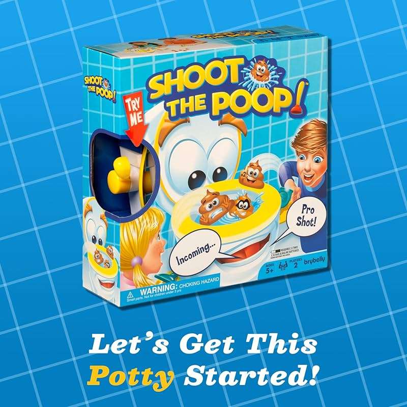 Brybelly Shoot the Poop – The Original Talking Toilet Game for Kids & Families – Funny Fast-Action Poop-Launching Game with Sounds & Silly Humor for Ages 4+ - Image 7