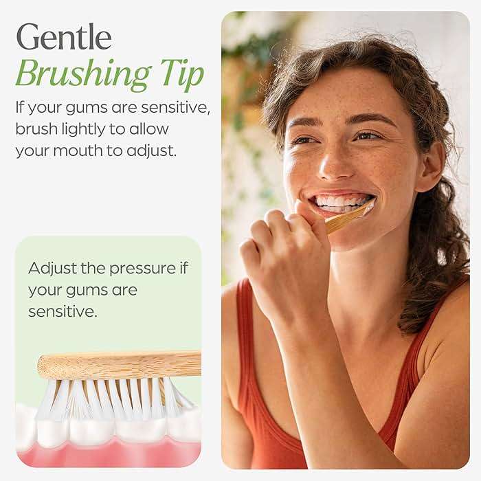 VIVAGO Bamboo Toothbrushes 10 Pack - BPA Free Soft Bristles Toothbrushes, Eco-Friendly, Natural Wooden Toothbrush - Image 7