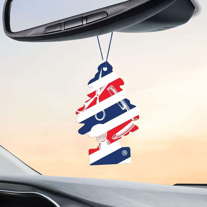 LITTLE TREES Car Air Freshener | Hanging Tree Provides Long Lasting Scent for Auto and Home | 24 Air Fresheners |Fresh Shave - Image 5