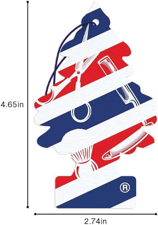 LITTLE TREES Car Air Freshener | Hanging Tree Provides Long Lasting Scent for Auto and Home | 24 Air Fresheners |Fresh Shave - Image 6