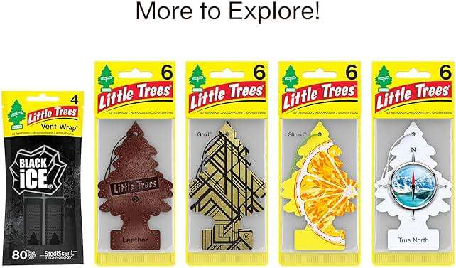 LITTLE TREES Car Air Freshener | Hanging Tree Provides Long Lasting Scent for Auto and Home | 24 Air Fresheners |Fresh Shave - Image 7