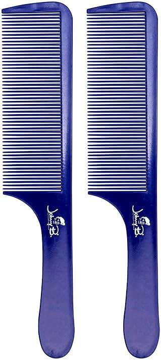 JOHNNY B. Get Faded Anti-Static Heat Resistant Professional Hair Combs, 2-Pack Set - Image 1