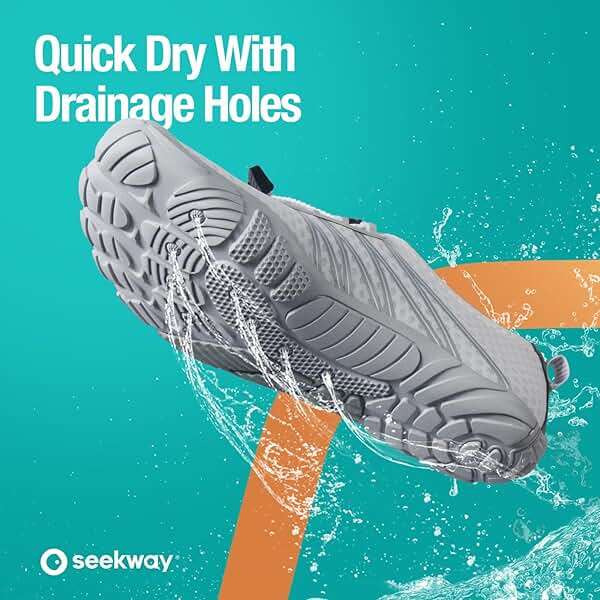 SEEKWAY Water Shoes Men Women Adult Quick-Dry Aqua Sock Barefoot for Beach Swim River Pool Lake Hiking Kayaking Surfing - Image 5