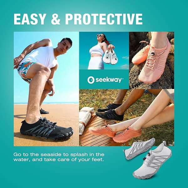 SEEKWAY Water Shoes Men Women Adult Quick-Dry Aqua Sock Barefoot for Beach Swim River Pool Lake Hiking Kayaking Surfing - Image 7