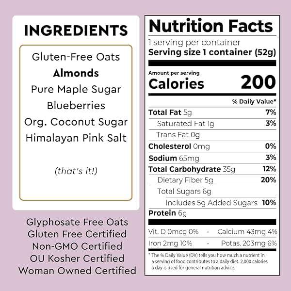 Mylk Labs Blueberry Maple Protein Oatmeal Cups, Whole Grain, Low Sugar, High Fiber Breakfast with Low Sodium, Quick & Easy, On the Go, Instant Oatmeal, Rolled Oats, Gluten Free, Vegan, 6 Pack - Image 2