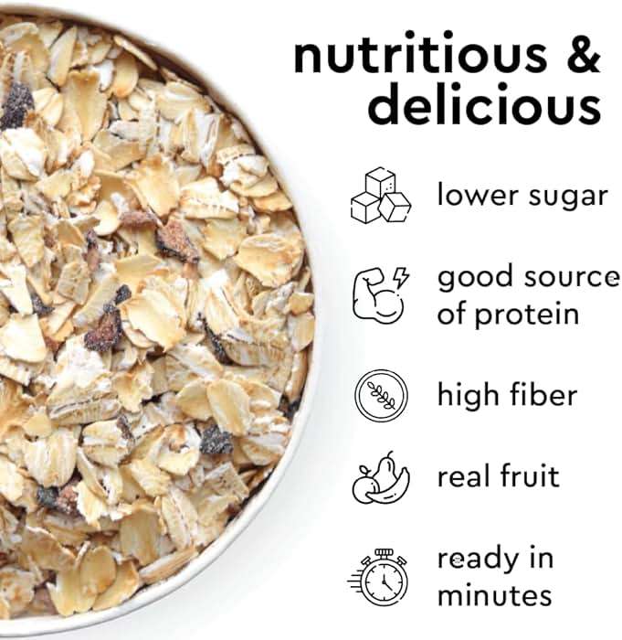 Mylk Labs Blueberry Maple Protein Oatmeal Cups, Whole Grain, Low Sugar, High Fiber Breakfast with Low Sodium, Quick & Easy, On the Go, Instant Oatmeal, Rolled Oats, Gluten Free, Vegan, 6 Pack - Image 5