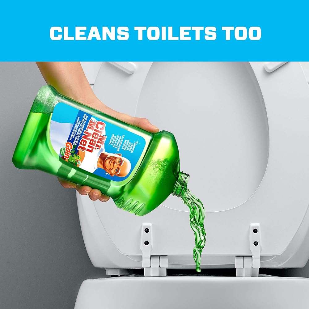 Mr. Clean Liquid All Purpose Multi-Surface Cleaner | with Gain Original - 45 Ounce Each Bottle (Pack of 2) (Total 90 fl oz) - Image 6