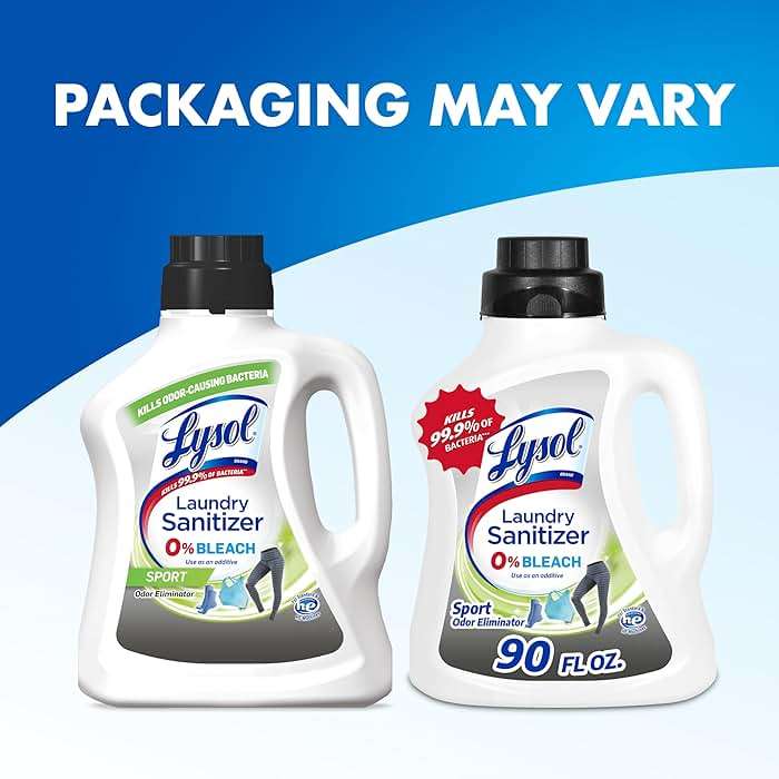 Lysol Tough Odor Eliminator Laundry Sanitizer Additive, Sanitizing Liquid for Gym Clothes and Activewear, 0% Bleach, Eliminates Odor Causing Bacteria, 90oz - Image 12