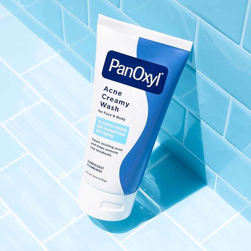 PanOxyl Antimicrobial Acne Creamy Wash, 4% Benzoyl Peroxide, 6 Ounce - Image 8