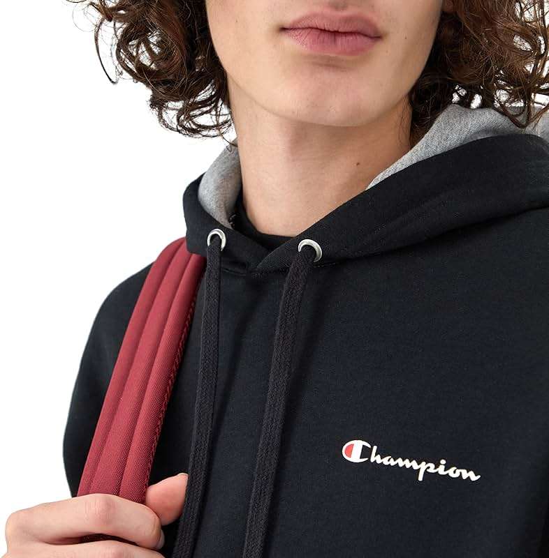 Champion mens Pullover Fleece Hoodie, Standard Fit, Midweight, C Logo, Available in Regular and Big & Tall - Image 4