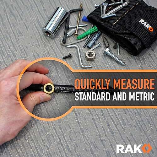 RAK Multitool Pen - Multi-Tool Pen Set 11 in 1, LED Light, Screwdrivers, Level, Ruler, Bottle Opener, and Stylus. Cool Gadgets Gifts for Men, Dad, EDC Tactical Pen Tool, Gift-Ready Box, Pack of 2 - Image 7