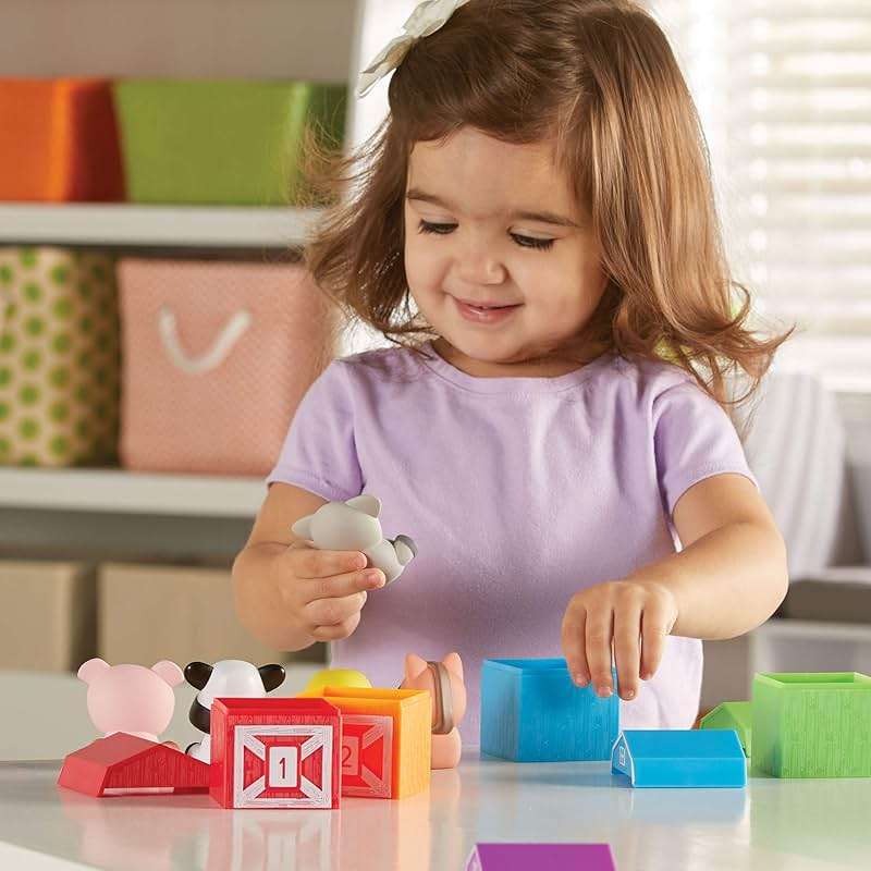 Learning Resources Peekaboo Learning Farm - Farm Animals for Toddlers, Educational Fine Motor Montessori Sets, Toddler Animal Toys, Counting, Sorting & Matching Barn Animal Toy, Little Animal Figures - Image 8