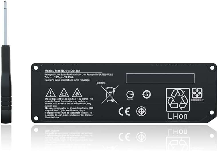 Emaks Replacement Battery for Bose SoundLink Mini I Speaker,7.4V 21.46Wh 2900mAh High Capacity,US Version | Compatible with Mini 1 (Not Gen 2) | No Control Board or Cable Included - Image 1